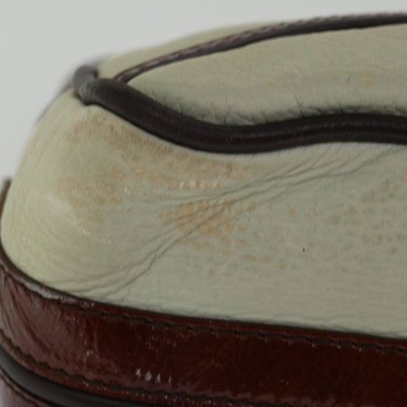 CELINE Hand Bag Leather Beige Auth bs12047 - Picture 9 of 16